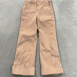 7 For All Mankind Pants Womens 25 Corduroy Easy‎ Trouser Wide Leg Y2K Festival